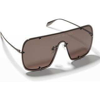 Alexander McQueen AM0362S 001 199 Solbriller Mænd Grå - Ruthenium Grey - 199mm