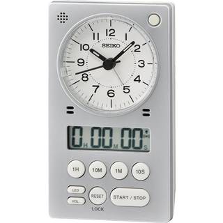 Seiko QHE190S Tischuhr mit Stoppuhr und Timer