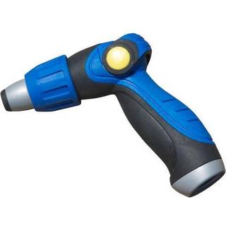 Spulemundstykke HoseCoil Thumb Lever Nozzle with Rubberized Metal Body &amp; Adjustable Tip, plast, 3/4" (GHT), passer bedst til 3/8″ eller 1/2″ slange