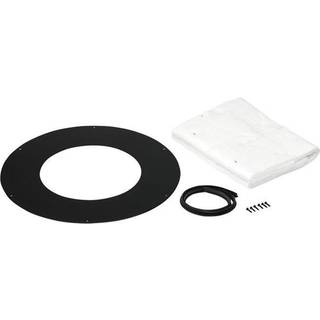 Metalbestos Wood 130 mm loftkrave 0-10° med gummipakning og isoleringsmåtte