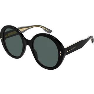 Gucci GG1081S 001 54 Solbriller Kvinder Black - Shiny Black - 54mm