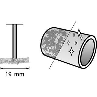 Dremel Skivebørste messing 19mm 2stk (535)