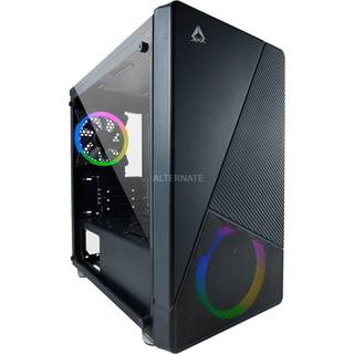 AZZA Noir - MDT - micro ATX - Kabinet - Tower - Sort