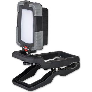 Brennenstuhl Klembar LED-arbejdslampe 1050 MA (batteri LED-arbejdslampe 10W, 950lm, IP65, 12 timers brændetid, udviklet i Tyskland)