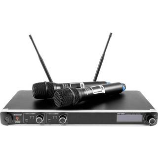 Omnitronic UHF-302 2-channel Wireless Mic System 823-832/863-865MHz TILBUD NU