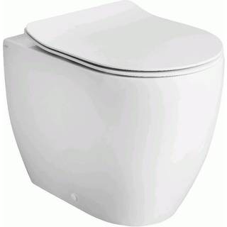 Lavabo Glomp gulvstående BTW toiletskål - Blank Hvid