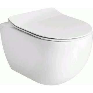 Lavabo Glomp rimless væghængt toilet - Mat hvid