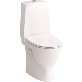 LAUFEN KOMPASS gulvst. toilet m/skjult S-lås LCC, høj model