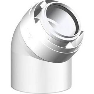 Metalbestos ConneXt aftræk vinkel 45° 60/100 mm 2 stk.