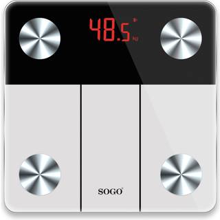 Sogo elektronisk Bluetooth badevægt, maks. 180 kg