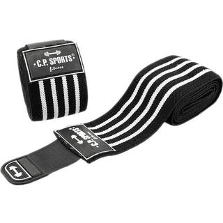 Elbow Wraps Pro, 1.3 m, black/white, C.P. Sports