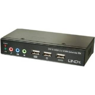 LINDY Ca6 KVM Extend DVI USB Audio 50m Extend DVI USB 2 50m Cat6