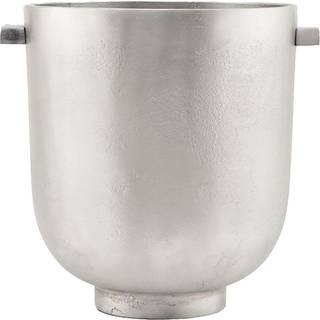 Foem Urtepotte, H 28 cm, rå aluminium