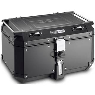 Givi Trekker Aluminium Top-Case Sølv, 58 Liter, Monokey sølv
