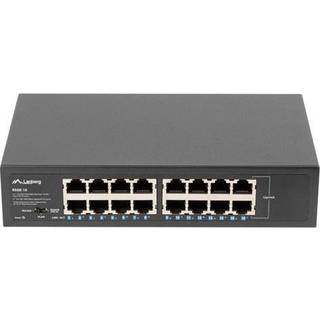 Lanberg Switch Rack 10”/19” 16-Port 1GB