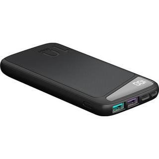 Goobay Powerbank 10.000 mAh - hurtiglader (USB-C PD, QC 3.0)