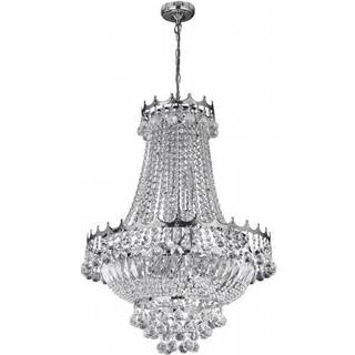 Versailles krystal-lysekrone, krom, 55 cm