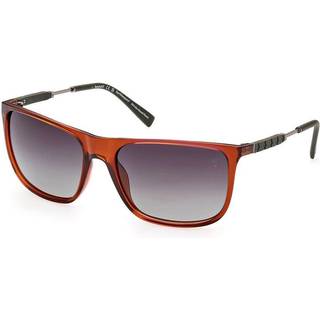 Timberland TB9281 Polarized 48R 62 Solbriller Mænd Brun - Transparent Shiny Brown - 62mm