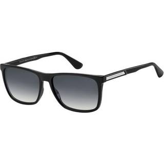 Tommy Hilfiger TH 1547/S 807/9O 57 Solbriller Mænd Black - Shiny Black - 57mm