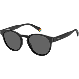 Polaroid Unisex PLD 6175/S 807/M9 Solbriller Plast Sort Grå Rund