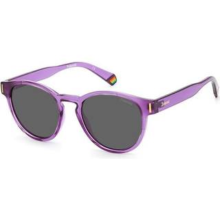 Polaroid PLD 6175/S B3V/M9 51 Solbriller Mænd Purple - Transparent Purple - 51mm