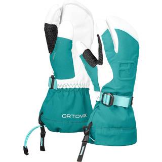 Ortovox Merino Freeride Dame 3 Finger Handsker (Pacific Green)