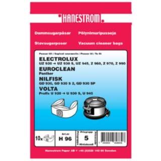 Haneström Støvsugerposer, papir, 10stk. DU12198 Modsvarer: N/A