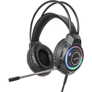 Manhattan Kabling Headset Sort