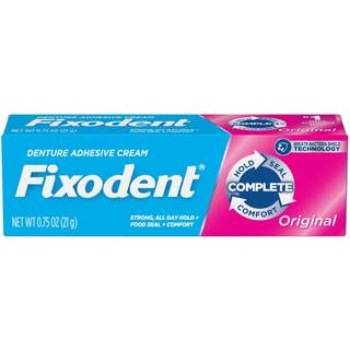 Fixodent protese kl?bende creme original st?rk og lang hold - 0,75 oz af fixodent