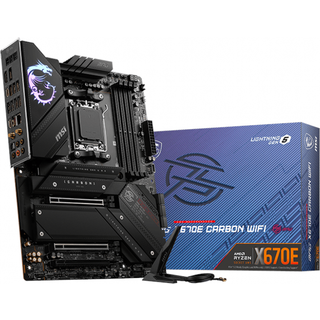 MSI MPG X670E CARBON WIFI Bundkort - AMD X670E - AMD AM5 socket - DDR5 RAM - ATX