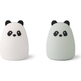 Liewood Panda Creme De La Creme/dove Blue Natlampe Callie (2-pak)
