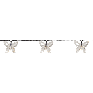 Star Trading - Solar Cell Lighting - Solar Cell Hældninger Papillon - Transparent - 5 cm