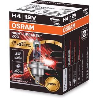 Osram Night Breaker 200 - H4 - 1 -pakke