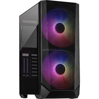 Inter-Tech IT-3503 Airstream - Kabinet - Tower - Sort