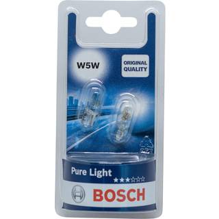 Bosch Pure Light pære W5W 12V - 2 stk.