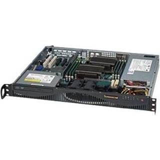 Supermicro SC512 F-350B1 - Kabinet - Server (Rack) - Sort