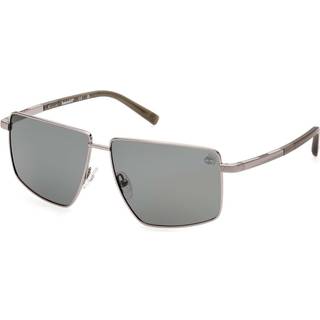 Timberland TB9286 Polarized 08R 59 Solbriller Mænd Grå - Shiny Anthracite Grey - 59mm