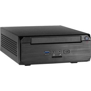 Inter-Tech MW-02 II - Kabinet - Desktop slimline - Sort