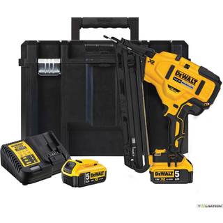 Batteridrevet spikerpistol for byggeplasser DeWalt DCN650P2; 18 V; 2x5,0 Ah batt.