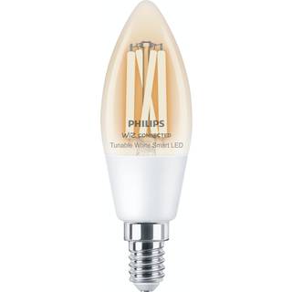 Philips smart led kertepære c35 e14 40w white justerbar klar dæmpbar