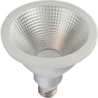 Vækstpære Grow LED 12W, Ø 9,6 cm - Sølvfarvet