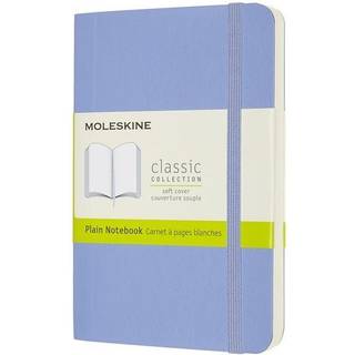 Moleskine Classic collection, blank, soft cover, 9x14cm, Hortensia blå