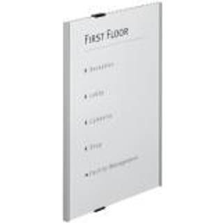 Durable Info sign 297x420mm A3 høj dør og vægskilte i aluminium og frontplade i akryl