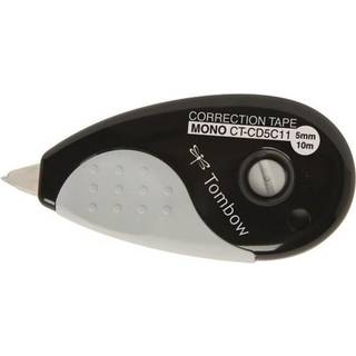 Rettetape MONO Grip 5mm x 10m sort, Tombow CT-CD5C11, 6stk