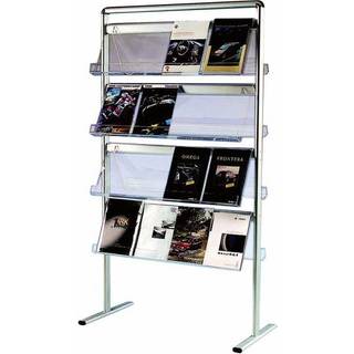 Info Line Mega Brochurestander dobbeltsidet - 32xA4 - 21x29.7 cm