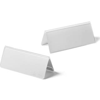 Durable bordskilteholder akryl 61x122mm klar, 10stk