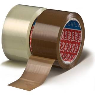 Tesa pakketape PP acrylic 50mmx66m 64014 støjsvag klar