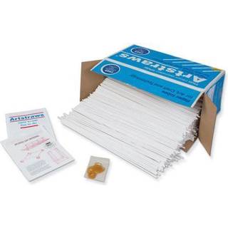 Kreativitet Street Artstraws Class Pack White 4mm x 15,5 """"