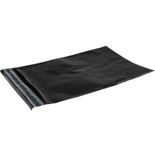 Office forsendelsesposer Recycled PE 190x250mm sort