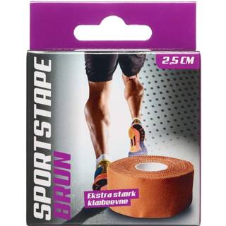 Jasper brun sportstape 2,5cm x 10m 1 stk.